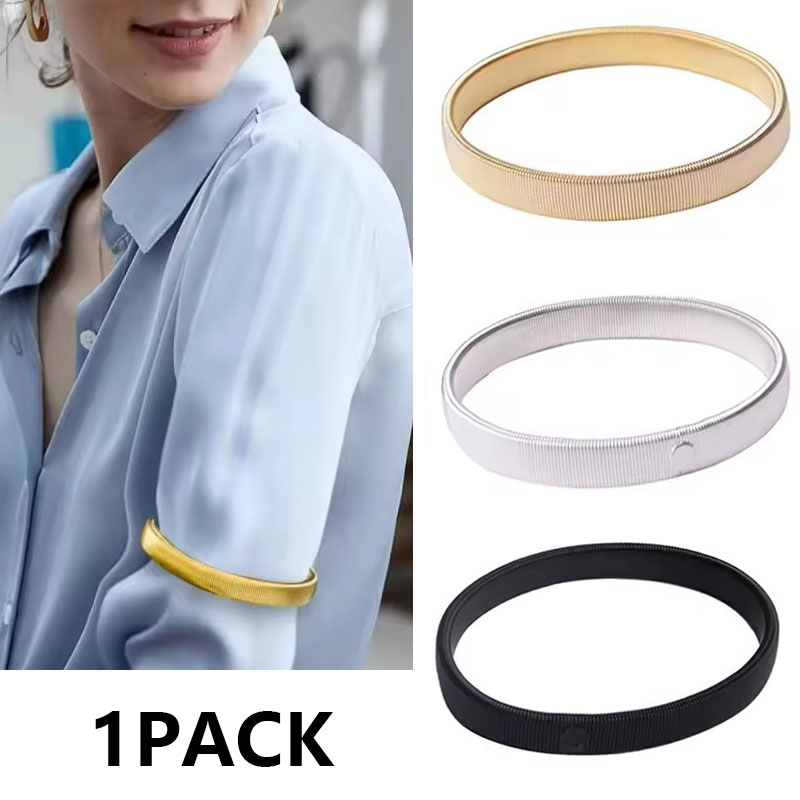 Men Accessories Wrist - Penyangga Lengan Kemeja Elastis yang Dapat