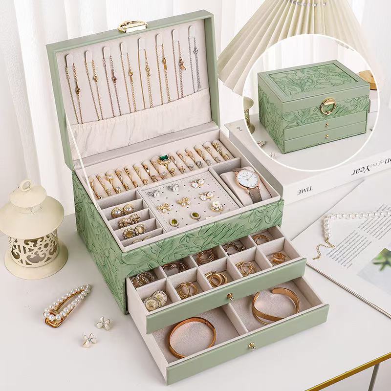 Men'S Accessories Drawer Organizer - Kotak Organizer Perhiasan Multi Lapis Kapasitas