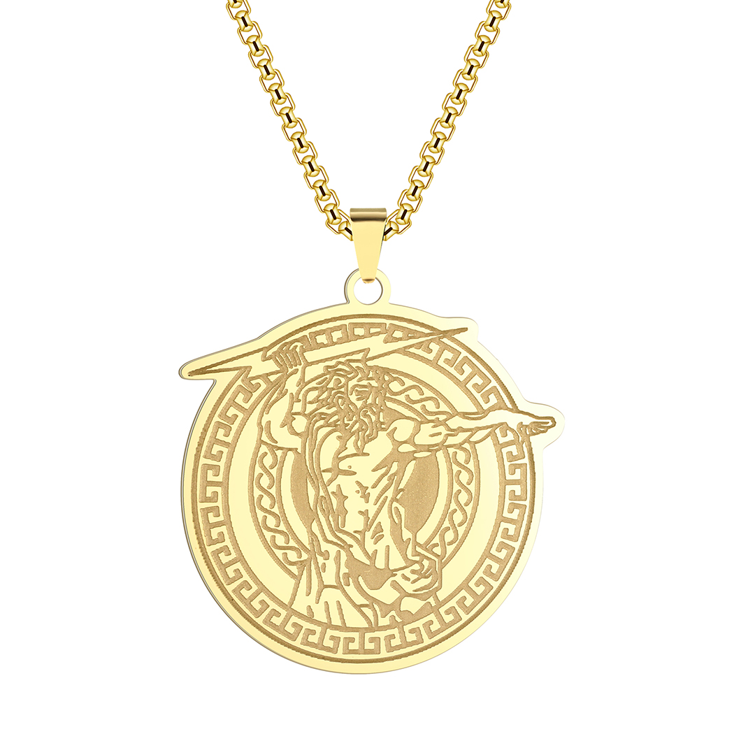 Zeus Men Accessories - Kalung Liontin Zeus Antik Mitologi Yunani