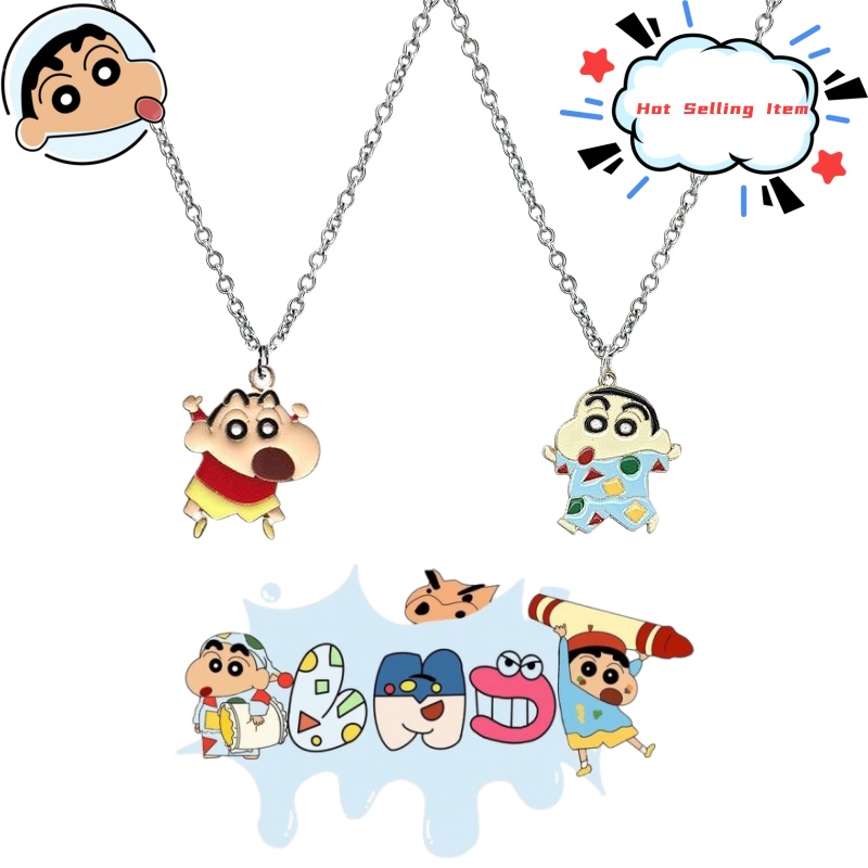 Men Accessories Style - Kalung kartun Crayon Shin-chan bergaya Jepang