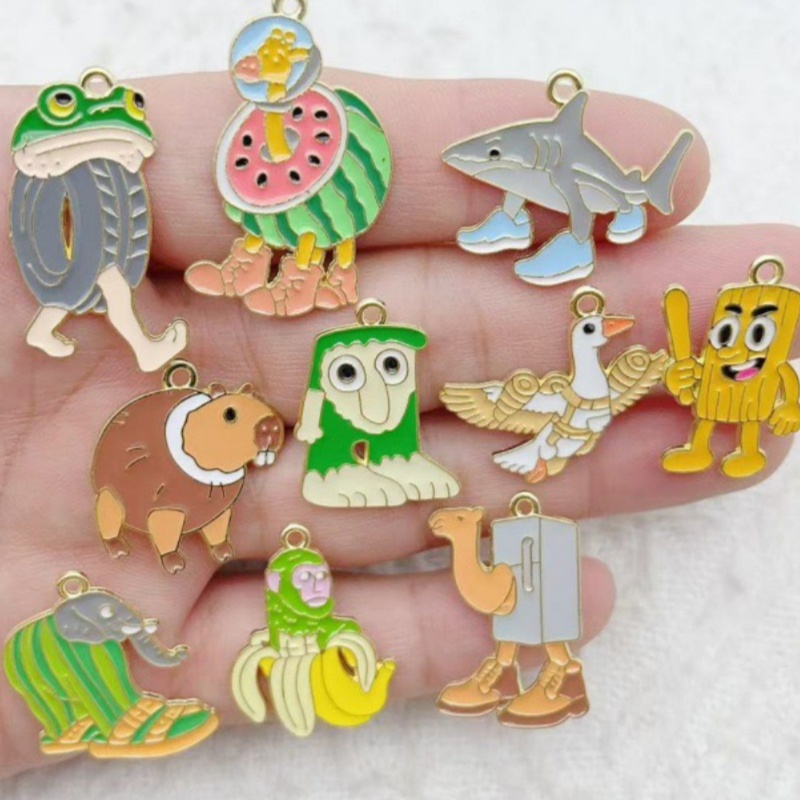 Men Accessories Jewelry - 10pcs Perhiasan Kreatif dari Logam Paduan,