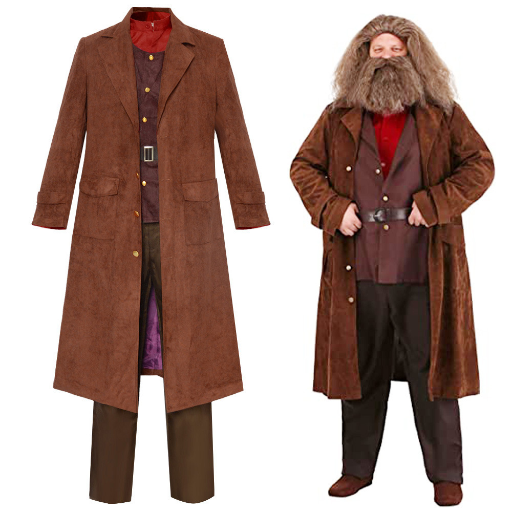 Medieval Men'S Accessories - Kostum Cosplay Anime Hagrid Rubeus Hagrid