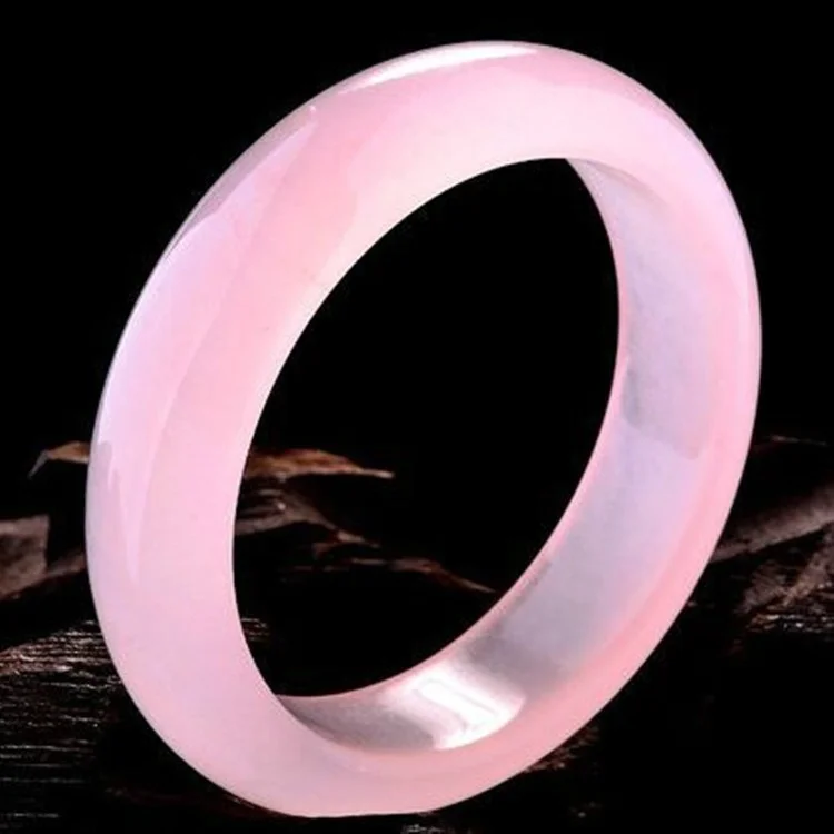 Men Accessories Style - Asli Natural Pink Jade Bangle Gelang