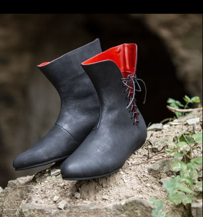 Medieval Men'S Accessories - Sepatu Kulit Abad Pertengahan Pria, Boots