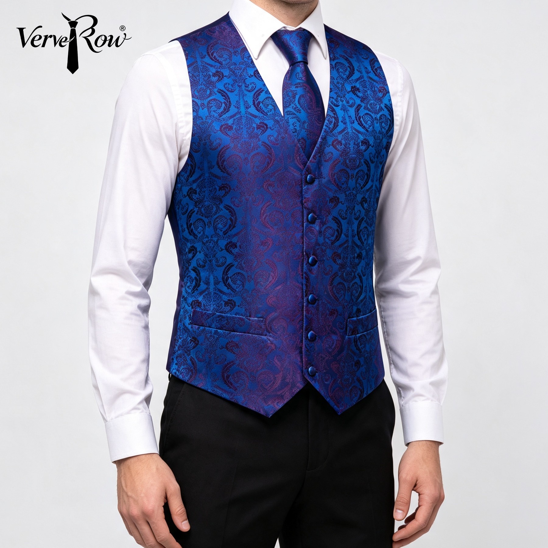 Men'S Accessories Office - Set 3Pcs Rompi Dasi Sapu Tangan