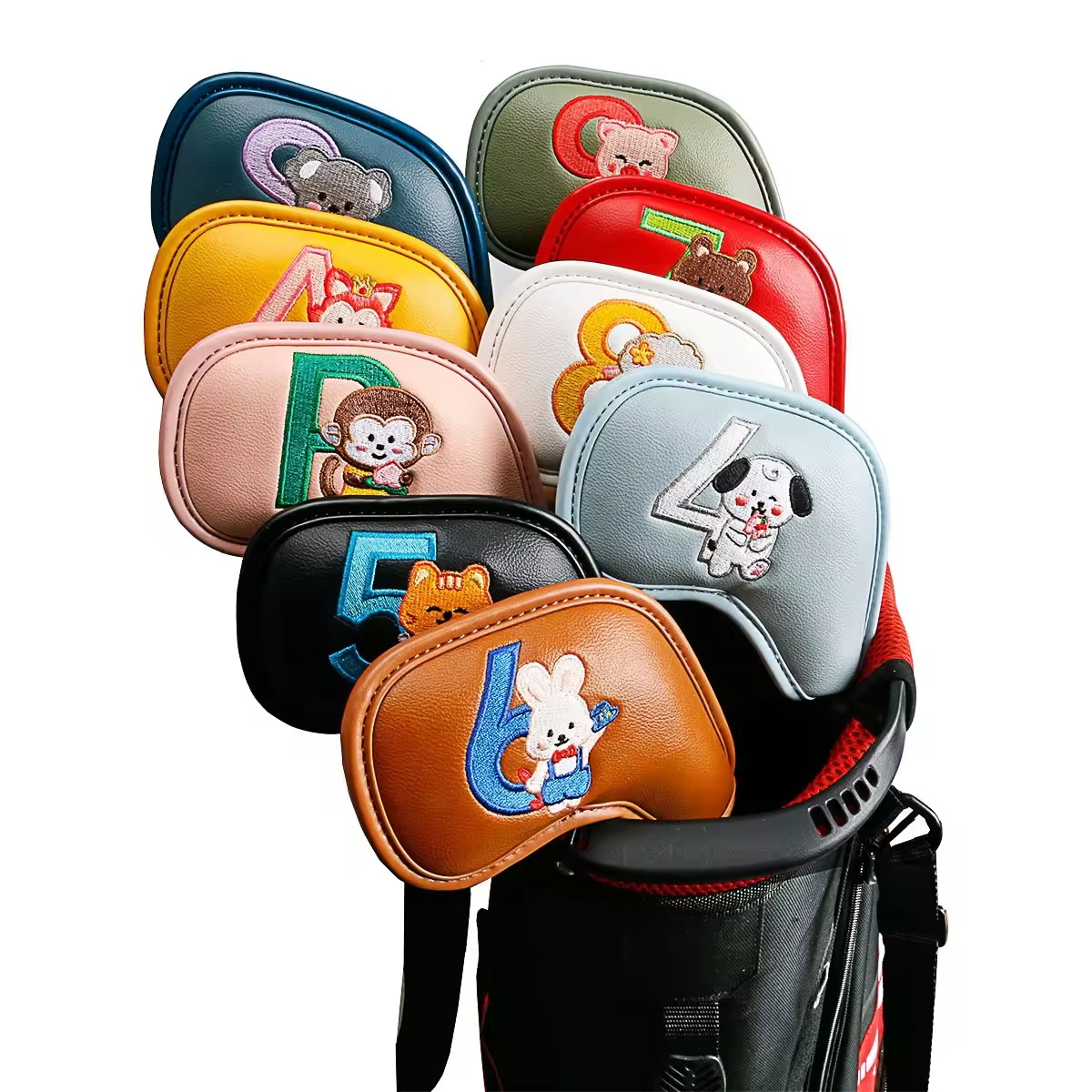 Men Accessories Style - 9 Buah Penutup Kepala Tongkat Golf