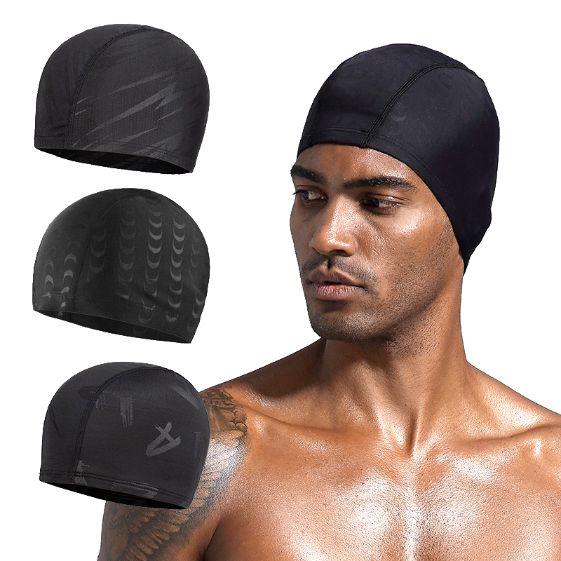 Men'S Accessories Essentials - 1 Buah Topi Renang Nilon Tahan