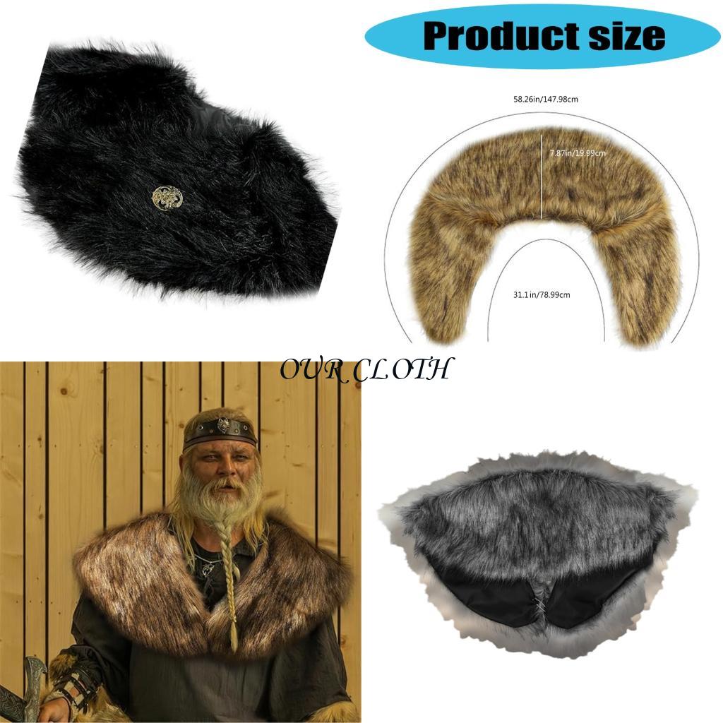 Vikinges bulu selendang abad p - Medieval Men'S Accessories ulasan dan harga