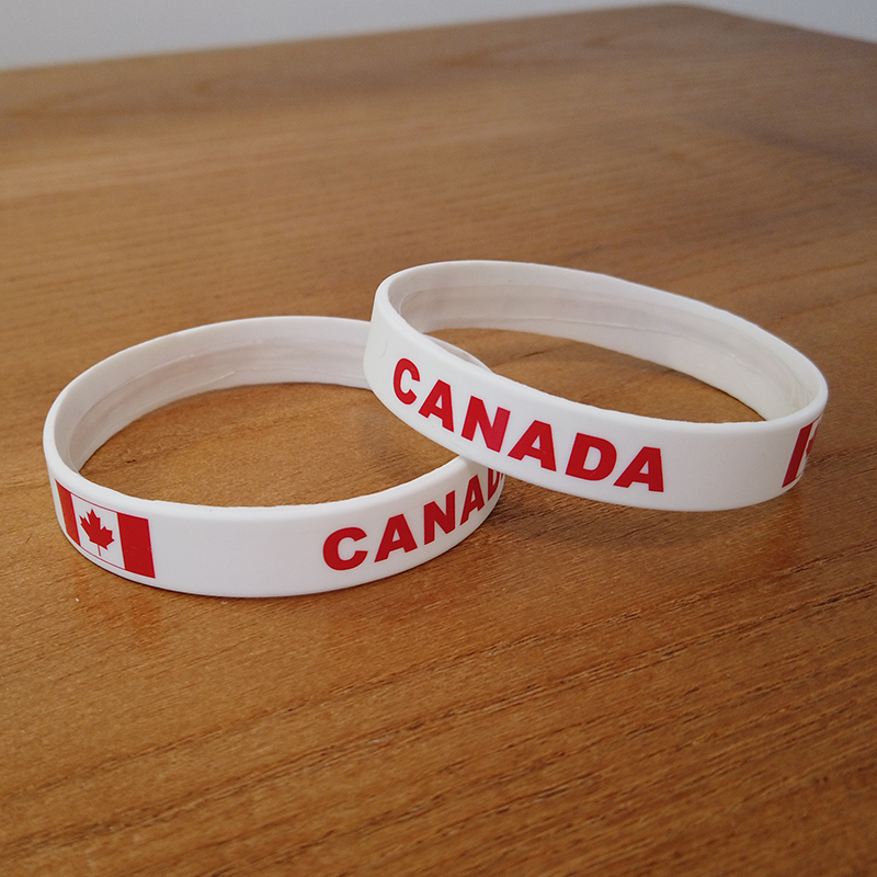 2 buah gelang silikon bendera  - Men'S Accessories Canada ulasan dan harga