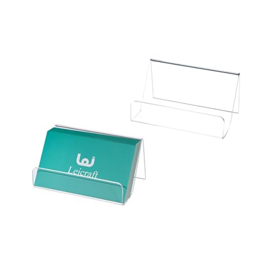 Tempat Kartu Nama Akrilik untu - Men'S Accessories Office ulasan dan harga