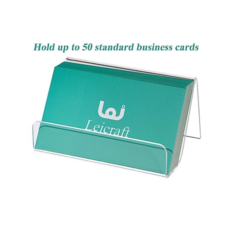 Tempat Kartu Nama Akrilik untu - Men'S Accessories Office ulasan dan harga