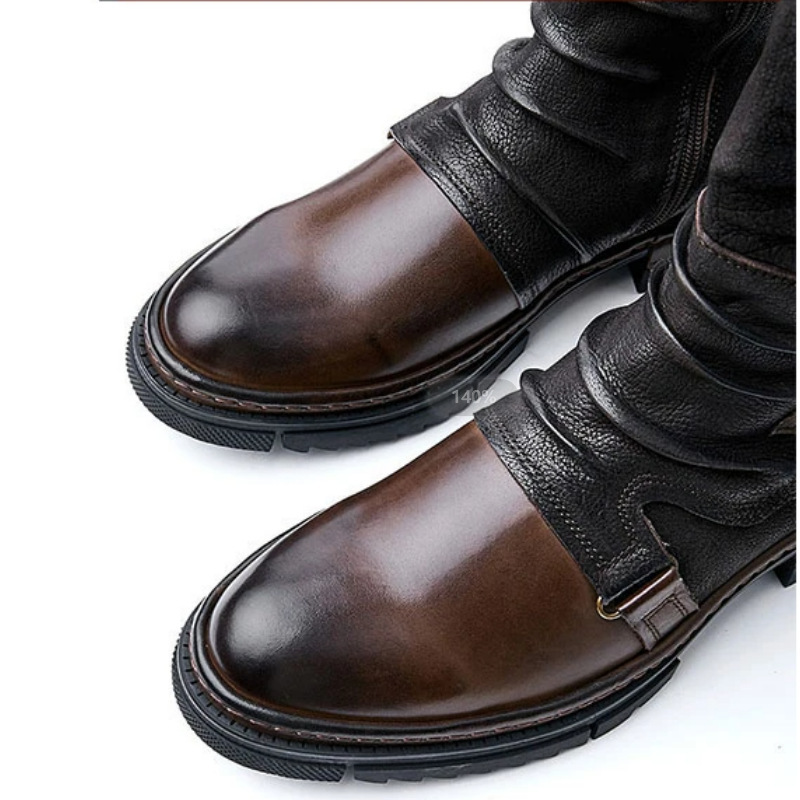 Sepatu Kulit PU Retro Abad Per - Men Accessories Style ulasan dan harga