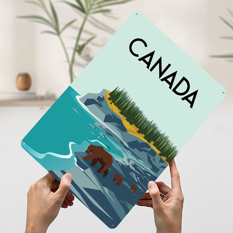 Poster Perjalanan Kanada Seni  - Men'S Accessories Canada ulasan dan harga