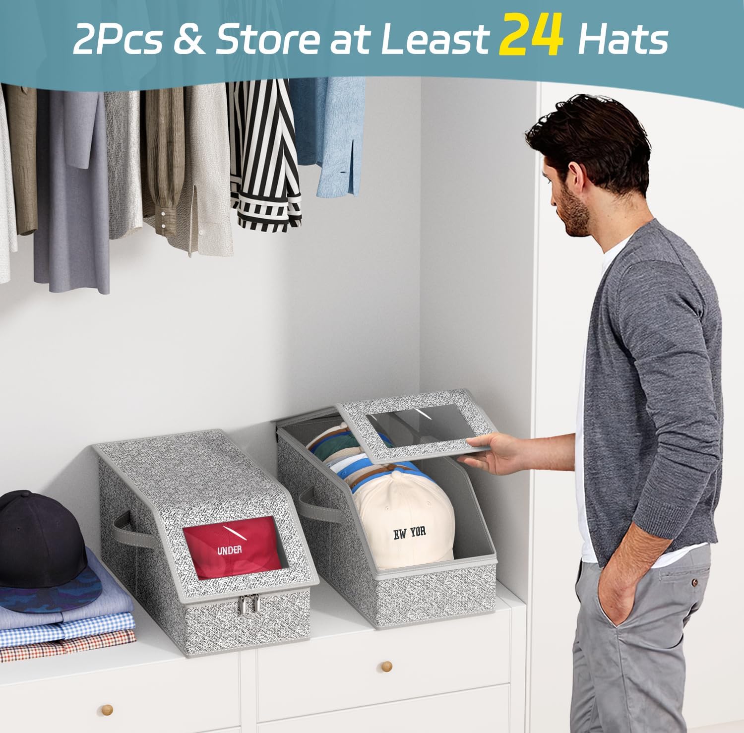 AOODA 2 PCS Kotak Penyimpanan  - Men'S Accessories Drawer Organizer ulasan dan harga