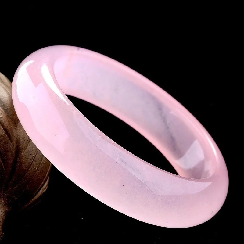 Asli Natural Pink Jade Bangle  - Men Accessories Style ulasan dan harga