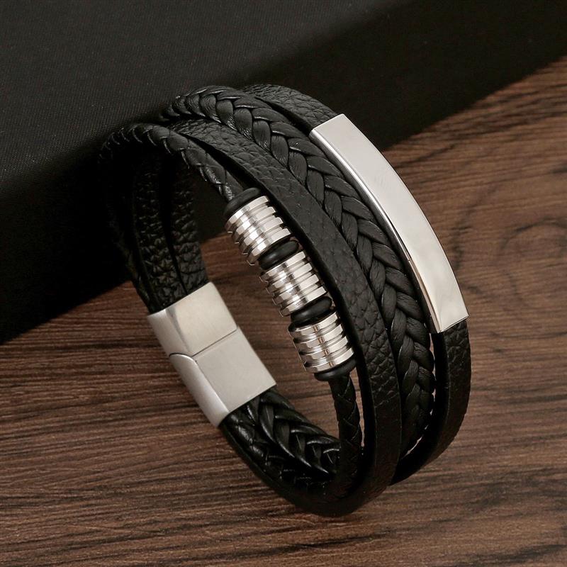 Klasik gelang kulit pria gaya  - Men Accessories Wrist ulasan dan harga