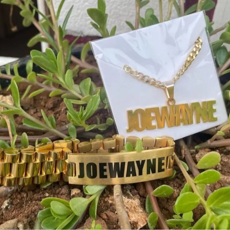 Kustom kalung nama pria gelang - Men Accessories Wrist ulasan dan harga
