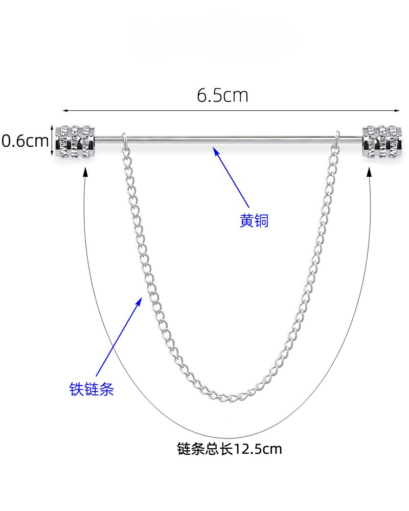 Bros Pria Baru untuk Kemeja, P - Men Accessories Jewelry ulasan dan harga