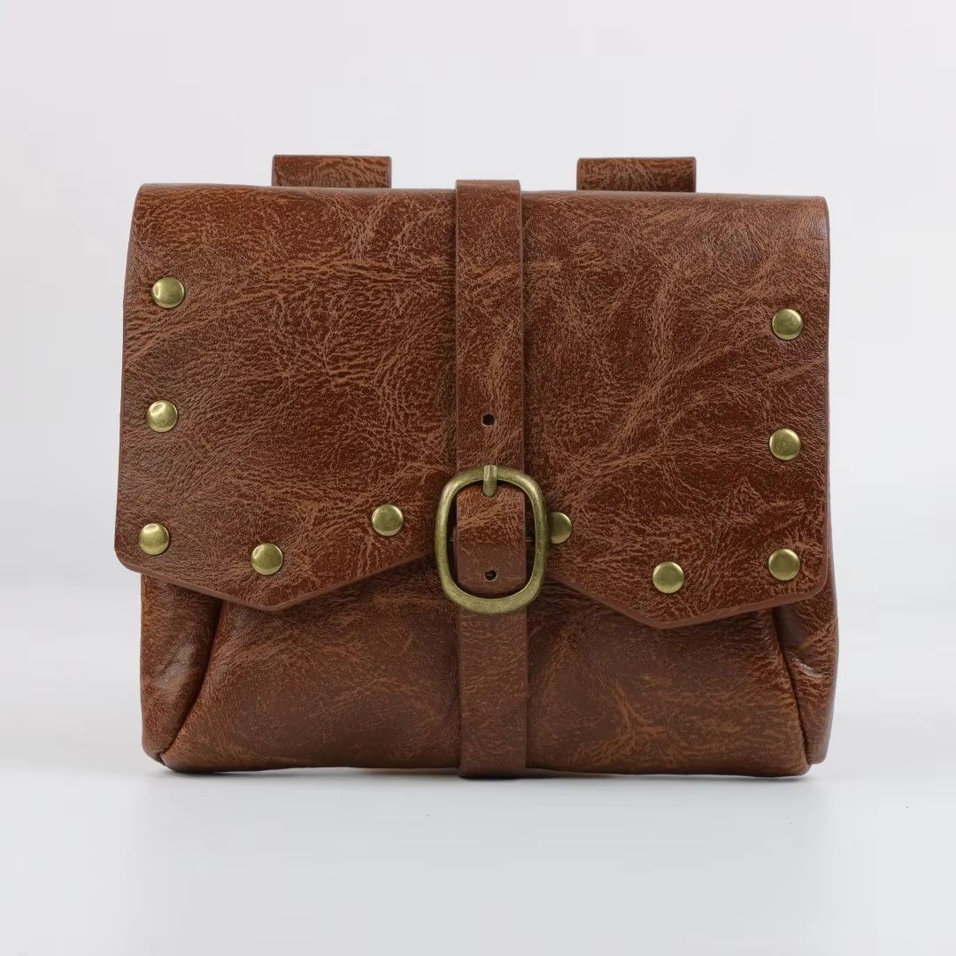 Tas Selempang Kulit Viking Aba - Medieval Men'S Accessories ulasan dan harga