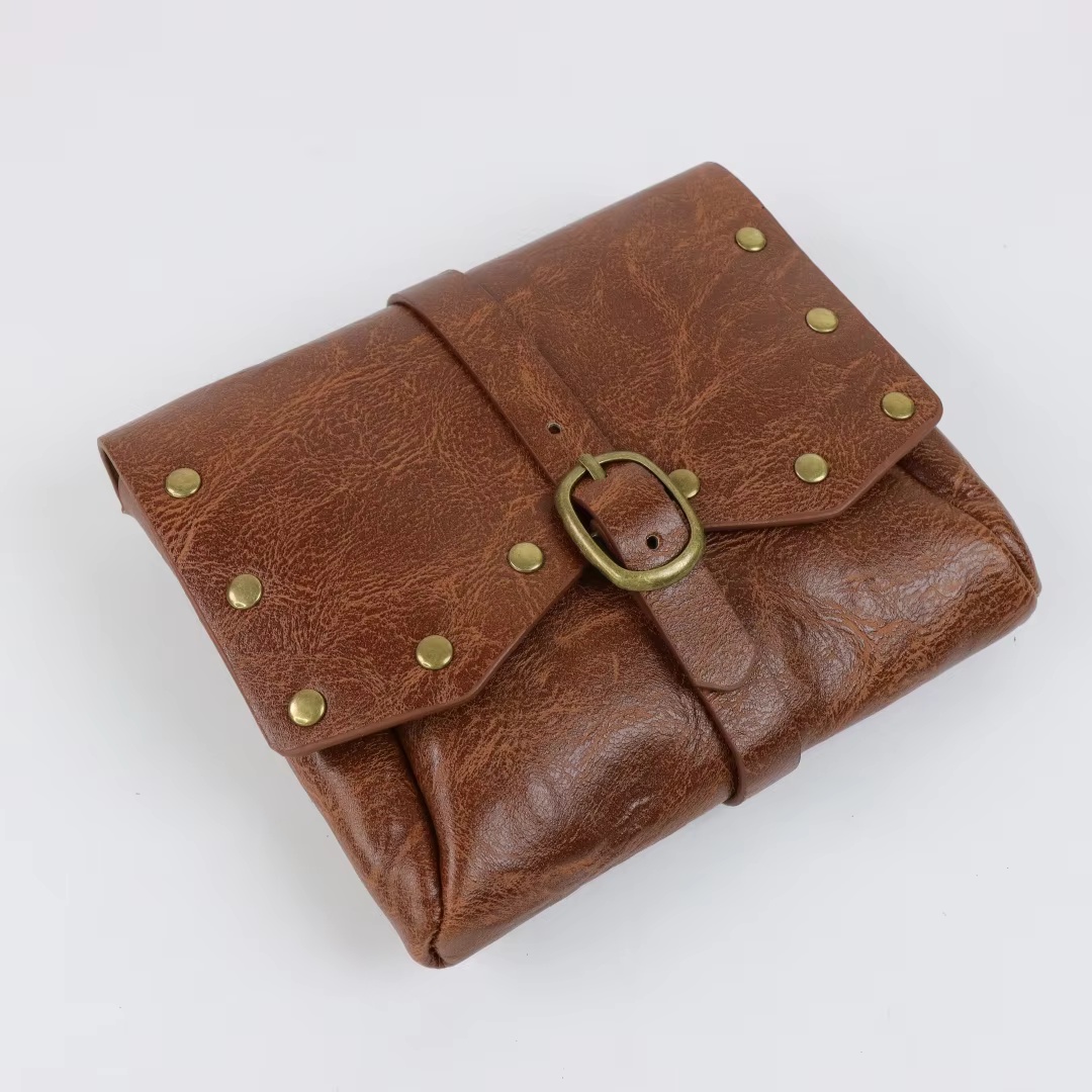 Tas Selempang Kulit Viking Aba - Medieval Men'S Accessories ulasan dan harga