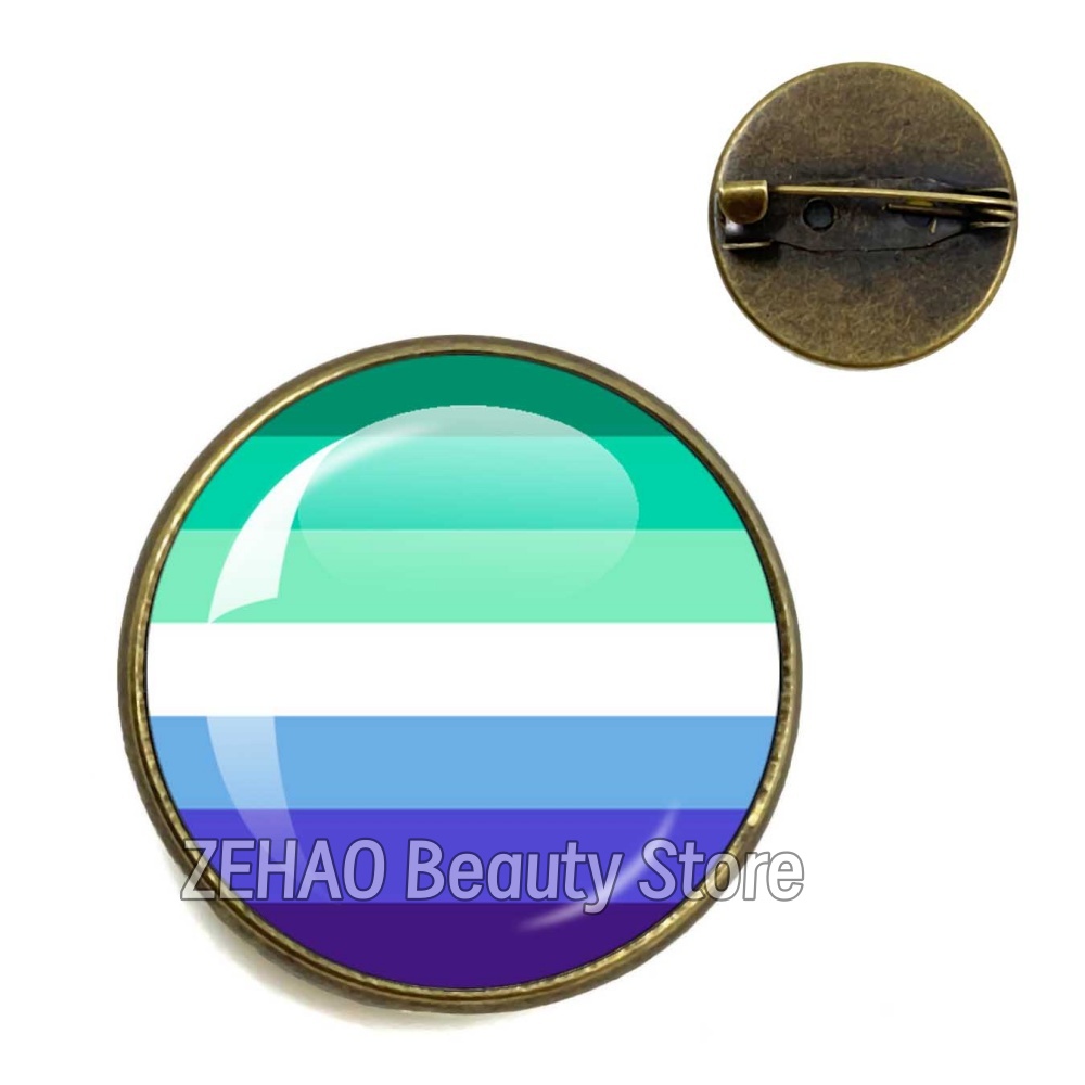 Pin Bendera Gay Pride MLM, Bro - Men Accessories Jewelry ulasan dan harga